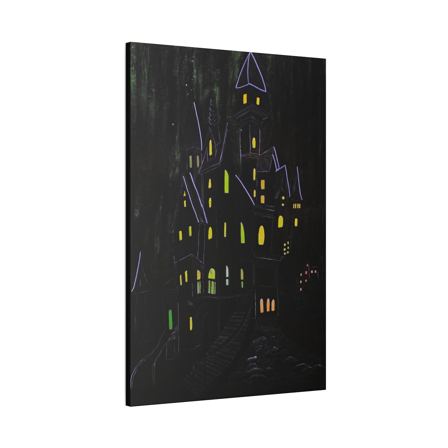 "Haunted Ascent" Canvas Art Print