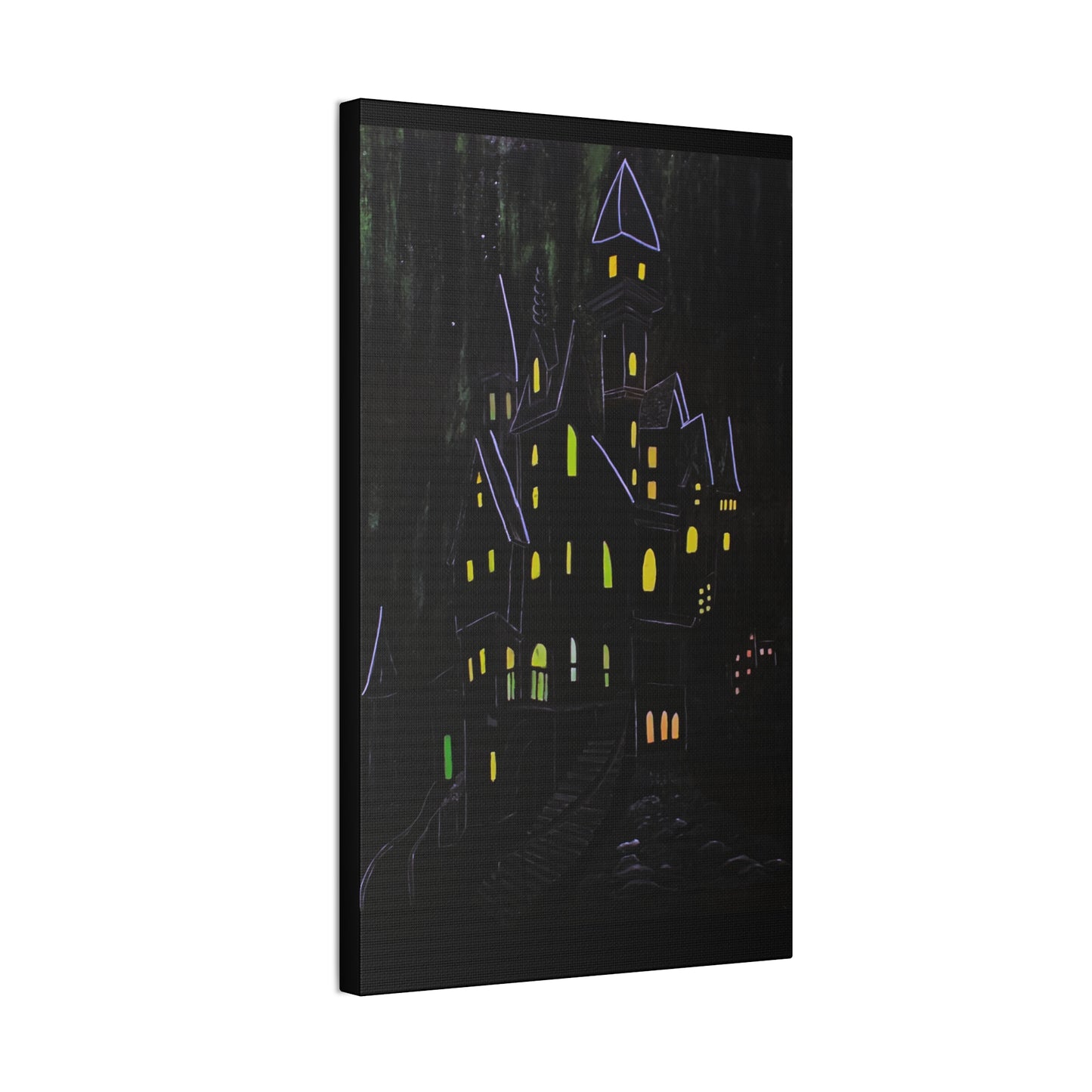 "Haunted Ascent" Canvas Art Print