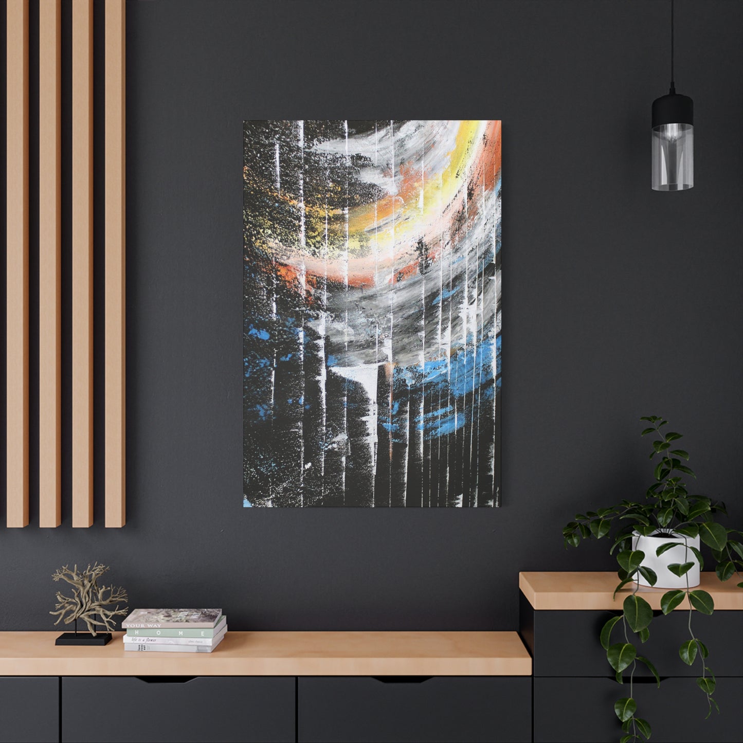 Cosmic Cascade - Canvas Gallery Wraps