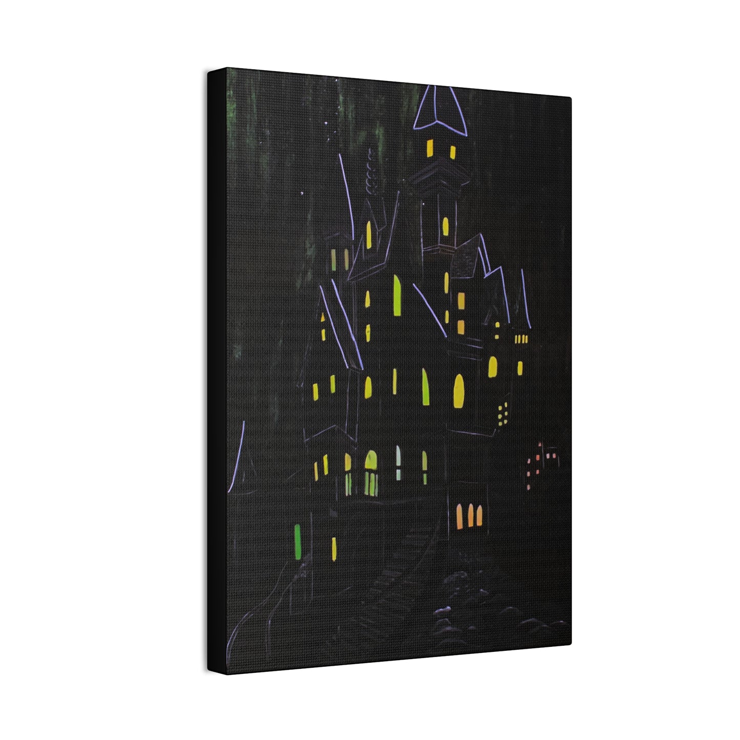 "Haunted Ascent" Canvas Art Print