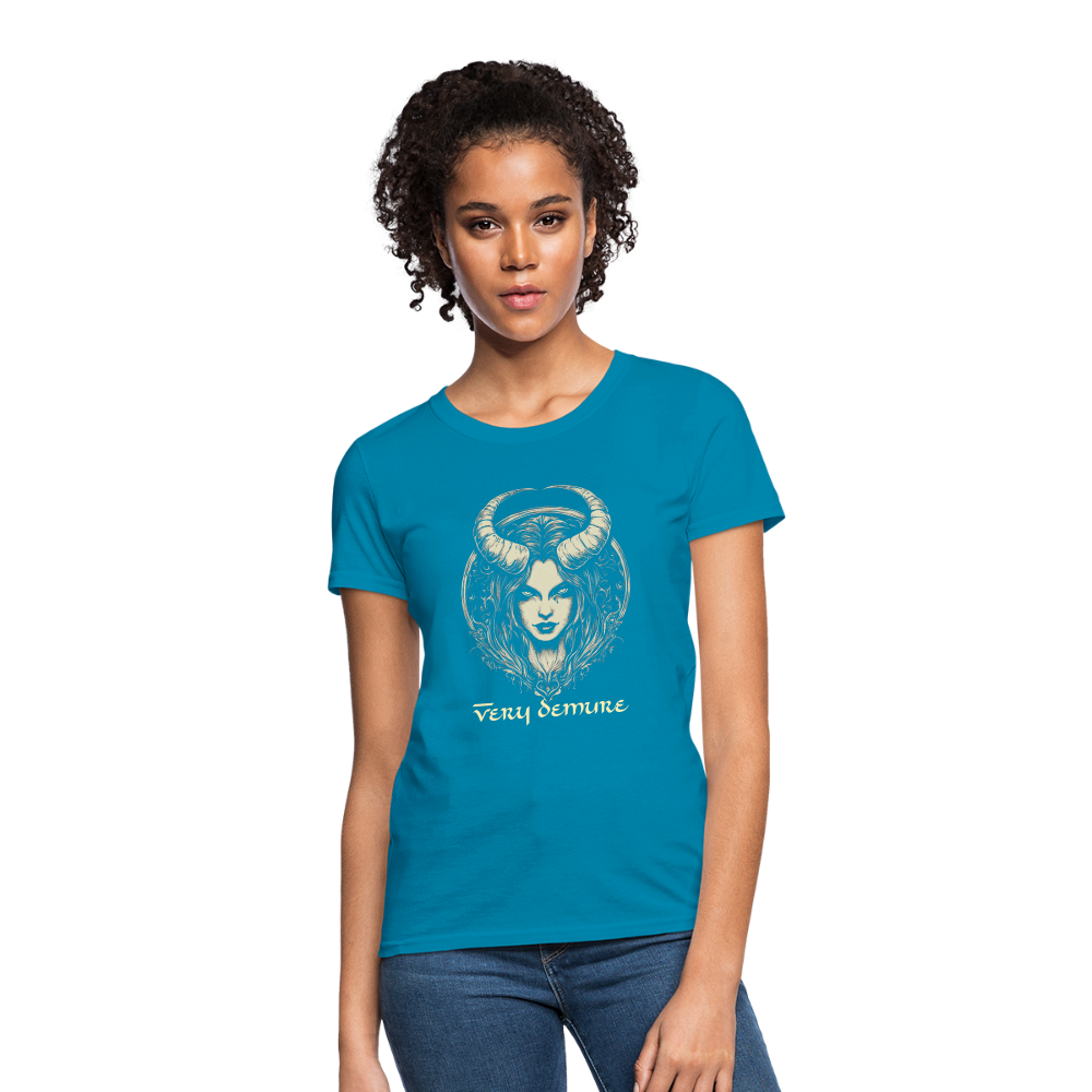 Very Demure Women's T-Shirt - turquoise