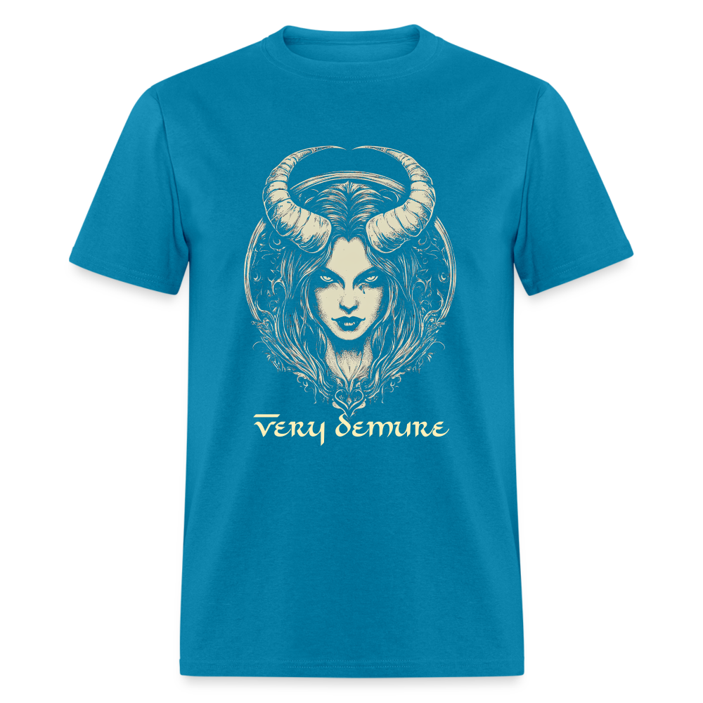Very Demure Unisex Classic T-Shirt - turquoise