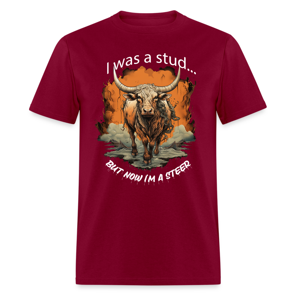 stud to steer Classic T-Shirt - burgundy