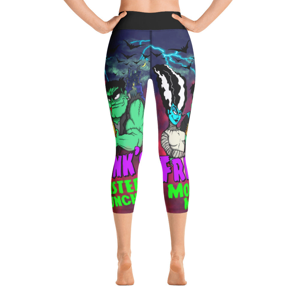 Frank’s Monster Munchies Yoga Capri Leggings with inner pocket