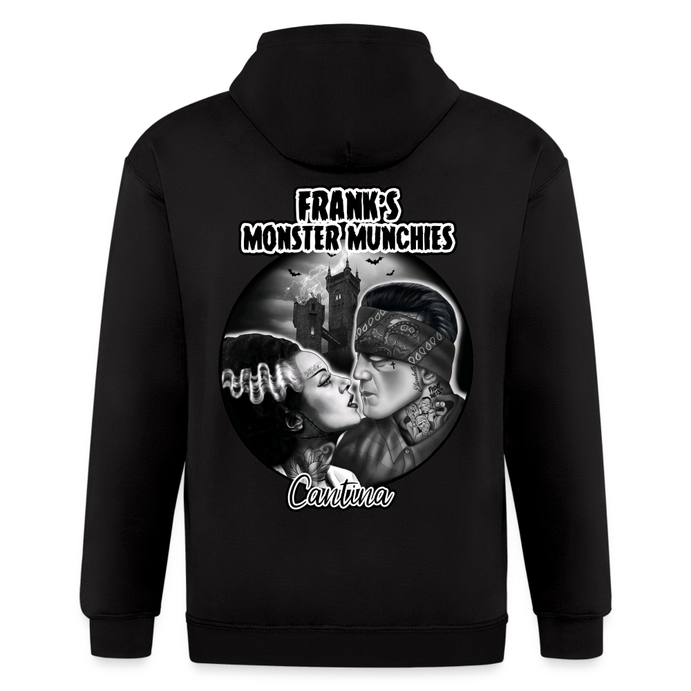 Frank's Monster Munchies Zip Hoodie - black