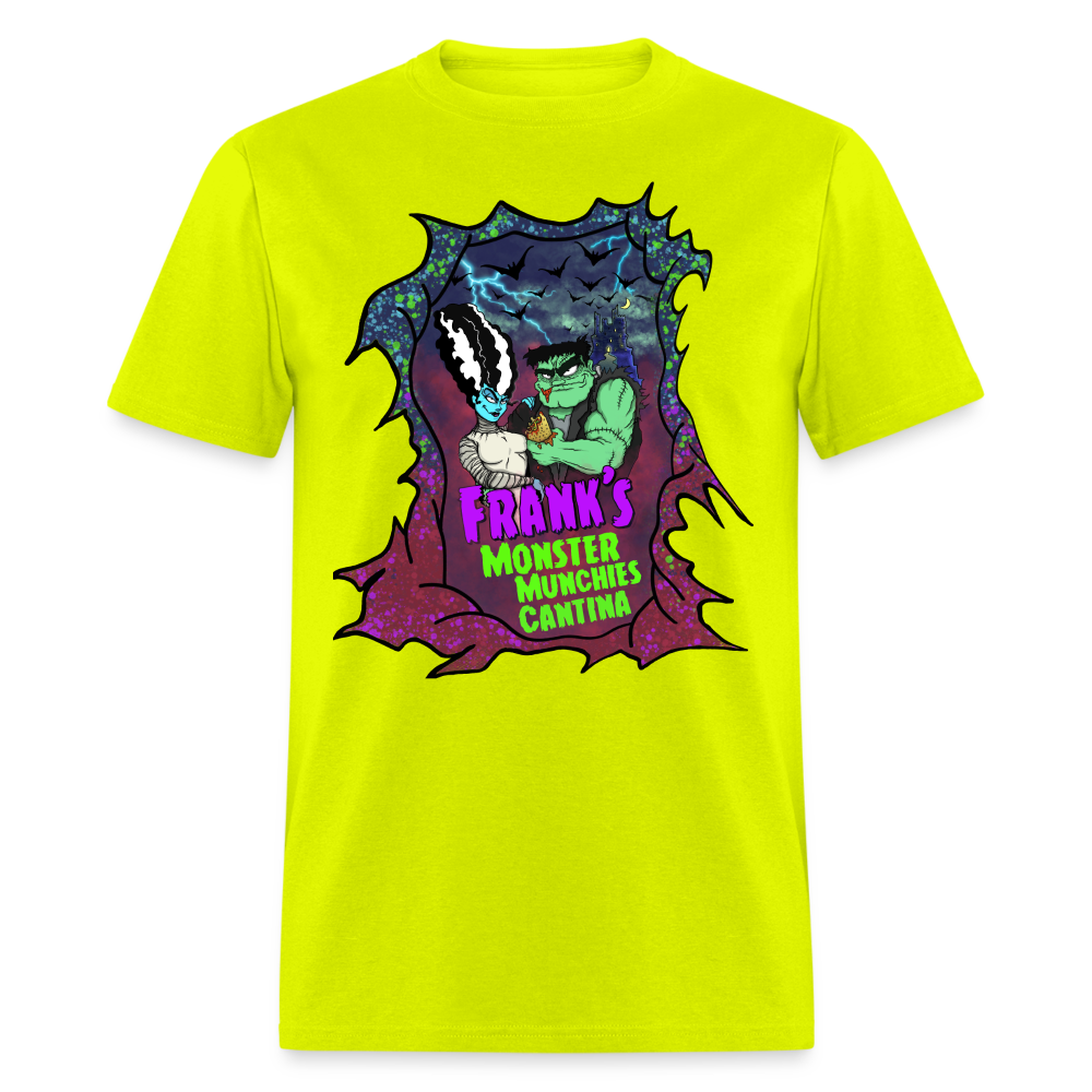 Frank's Monster Munchies Cantina w/ original Logo - safety green