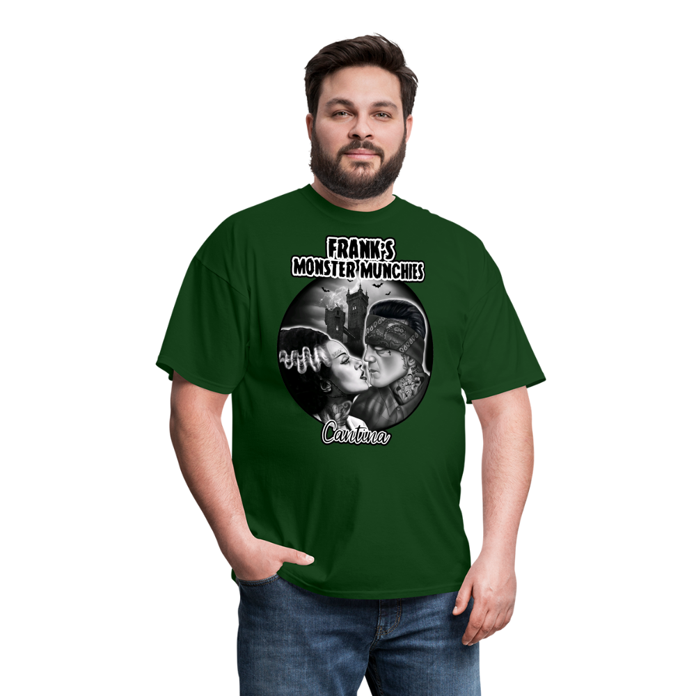 Frank's Monster Munchies Cantina Logo Shirt - forest green