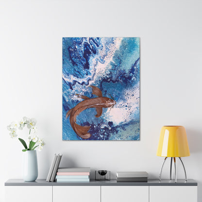 "Flowing Serenity" - Canvas Wall Art