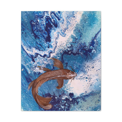 "Flowing Serenity" - Canvas Wall Art