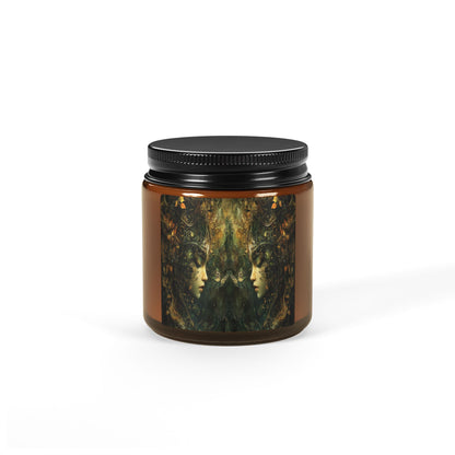 Scented Soy Candle (Multi-Size, Amber Jar)