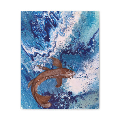 "Flowing Serenity" - Canvas Wall Art