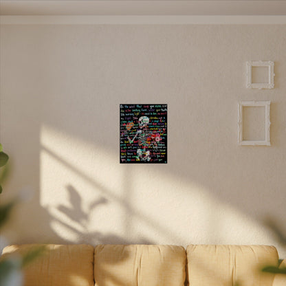 "Be Just You" - Textured Watercolor Matte Posters