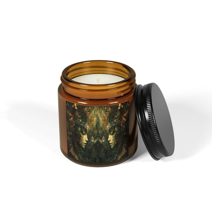 Scented Soy Candle (Multi-Size, Amber Jar)