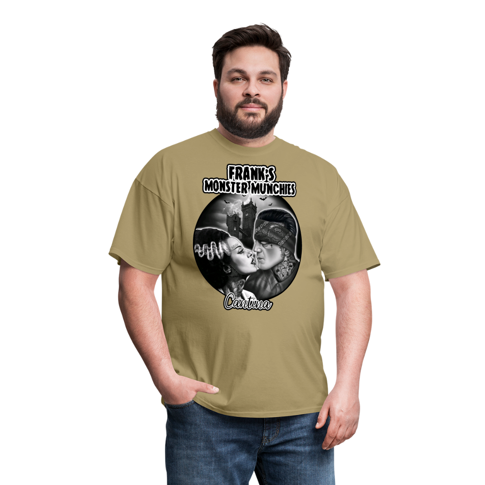 Frank's Monster Munchies Cantina Logo Shirt - khaki