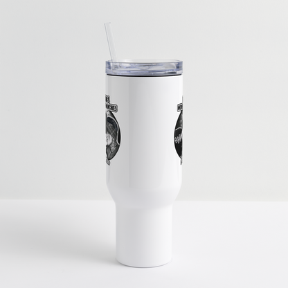 Frank's Logo 40 oz Travel Tumbler - white