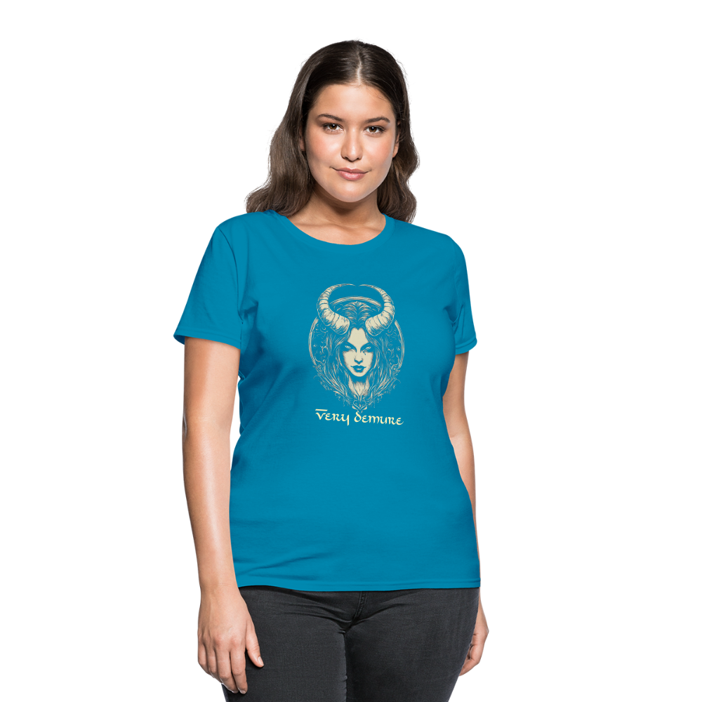 Very Demure Women's T-Shirt - turquoise
