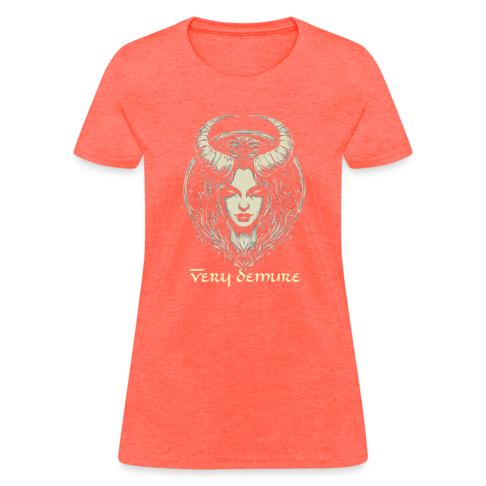 Very Demure Women's T-Shirt - heather coral
