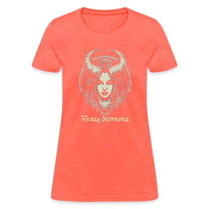 Very Demure Women's T-Shirt - heather coral