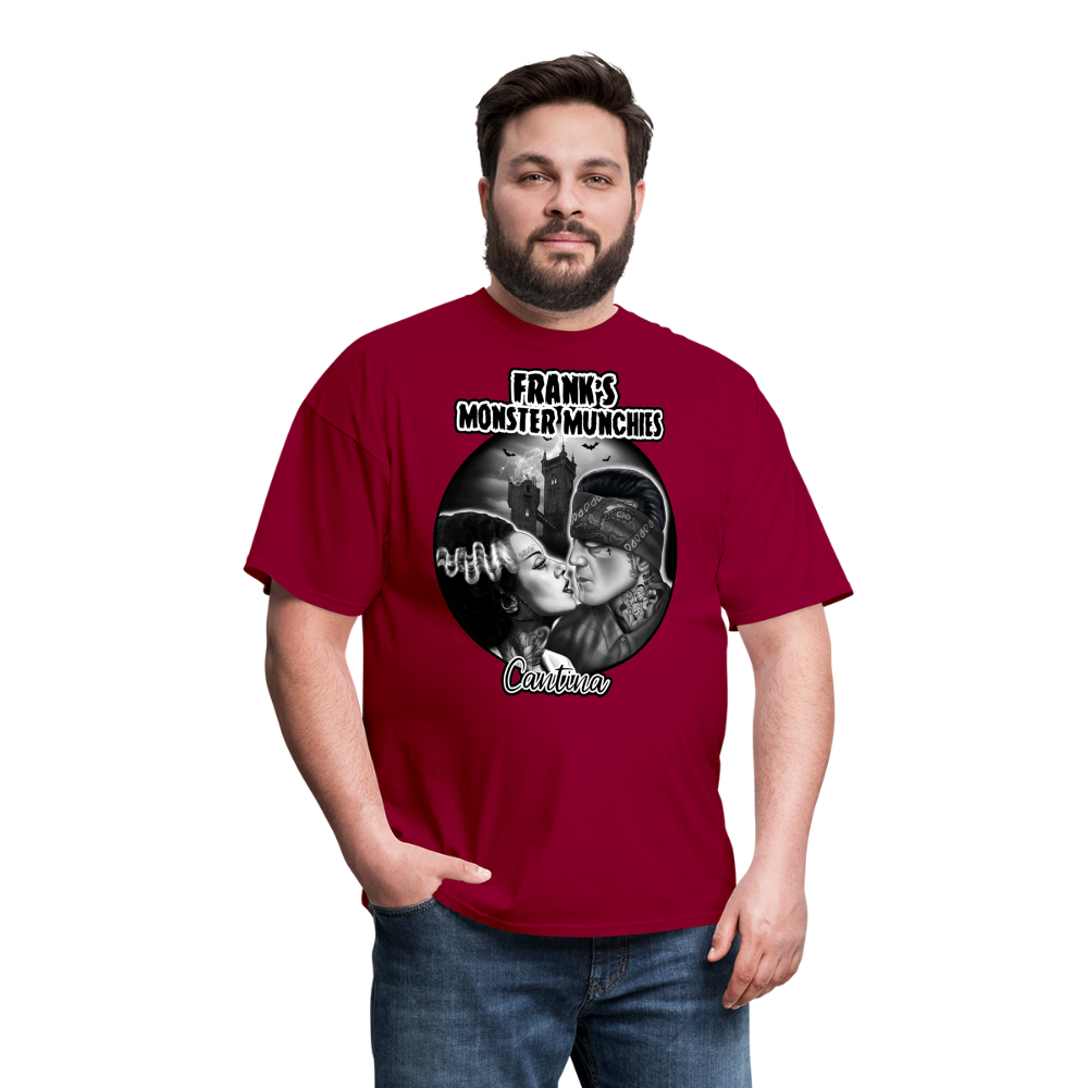 Frank's Monster Munchies Cantina Logo Shirt - dark red