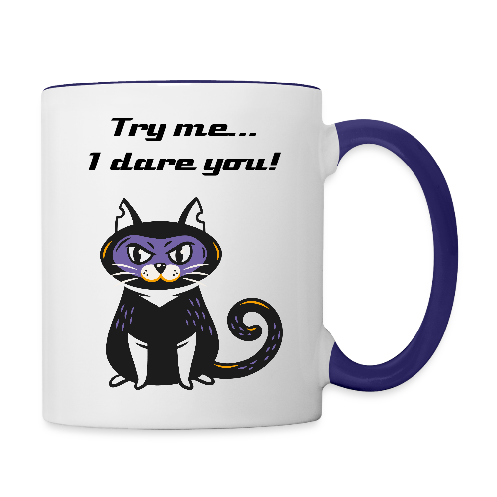 Dont do it Coffee Mug - white/cobalt blue
