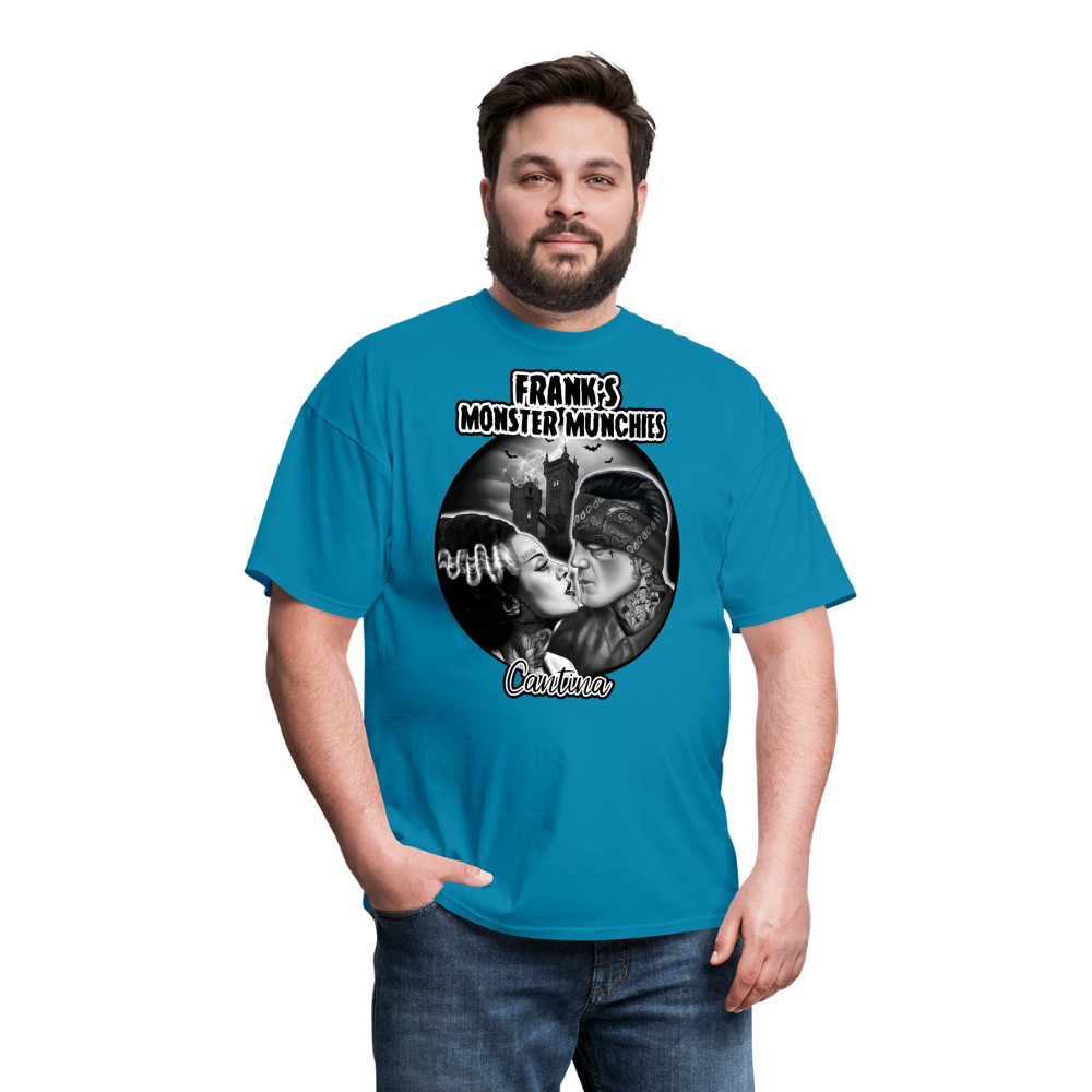 Frank's Monster Munchies Cantina Logo Shirt - turquoise