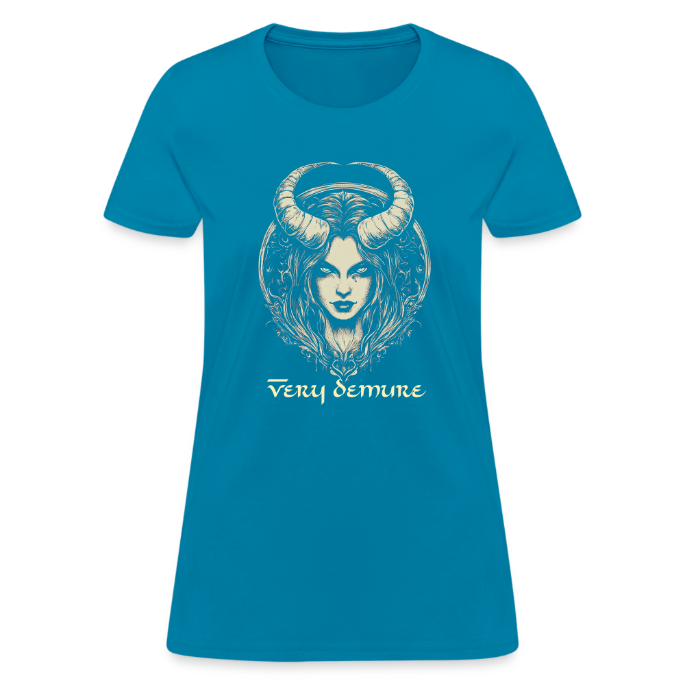Very Demure Women's T-Shirt - turquoise