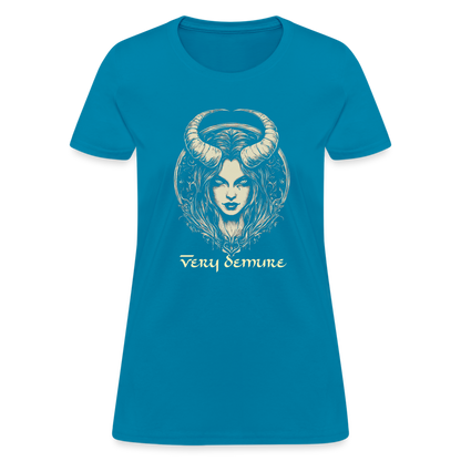 Very Demure Women's T-Shirt - turquoise