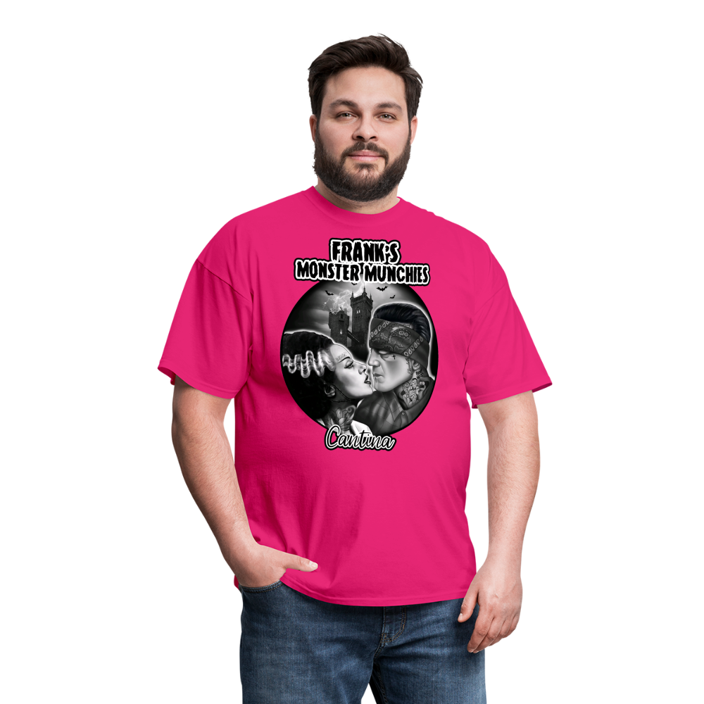 Frank's Monster Munchies Cantina Logo Shirt - fuchsia