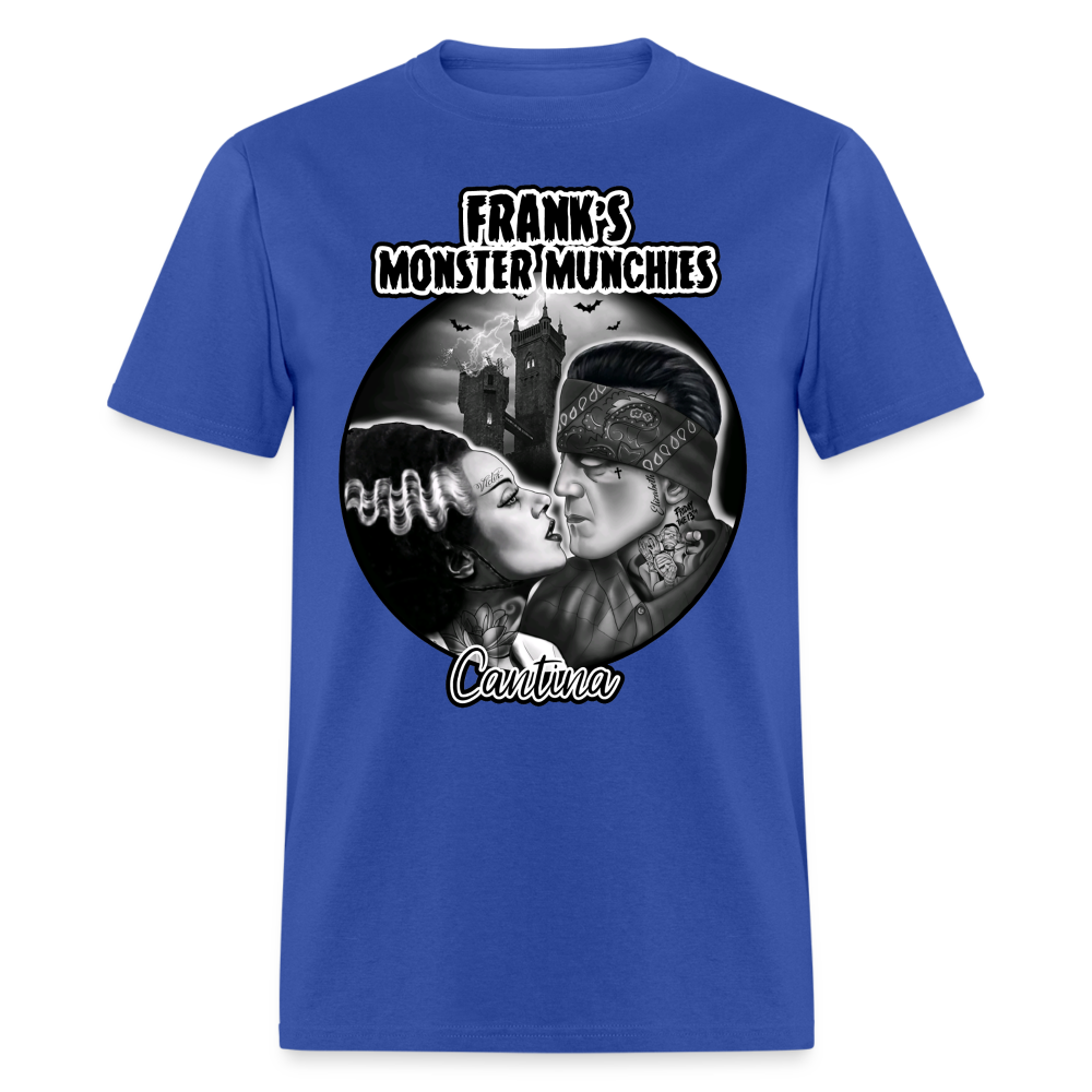 Frank's Monster Munchies Cantina Logo Shirt - royal blue
