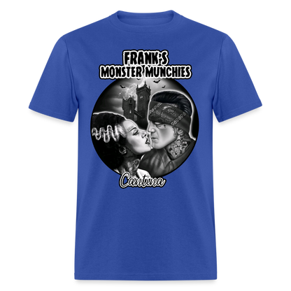 Frank's Monster Munchies Cantina Logo Shirt - royal blue