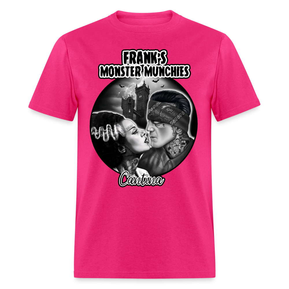 Frank's Monster Munchies Cantina Logo Shirt - fuchsia
