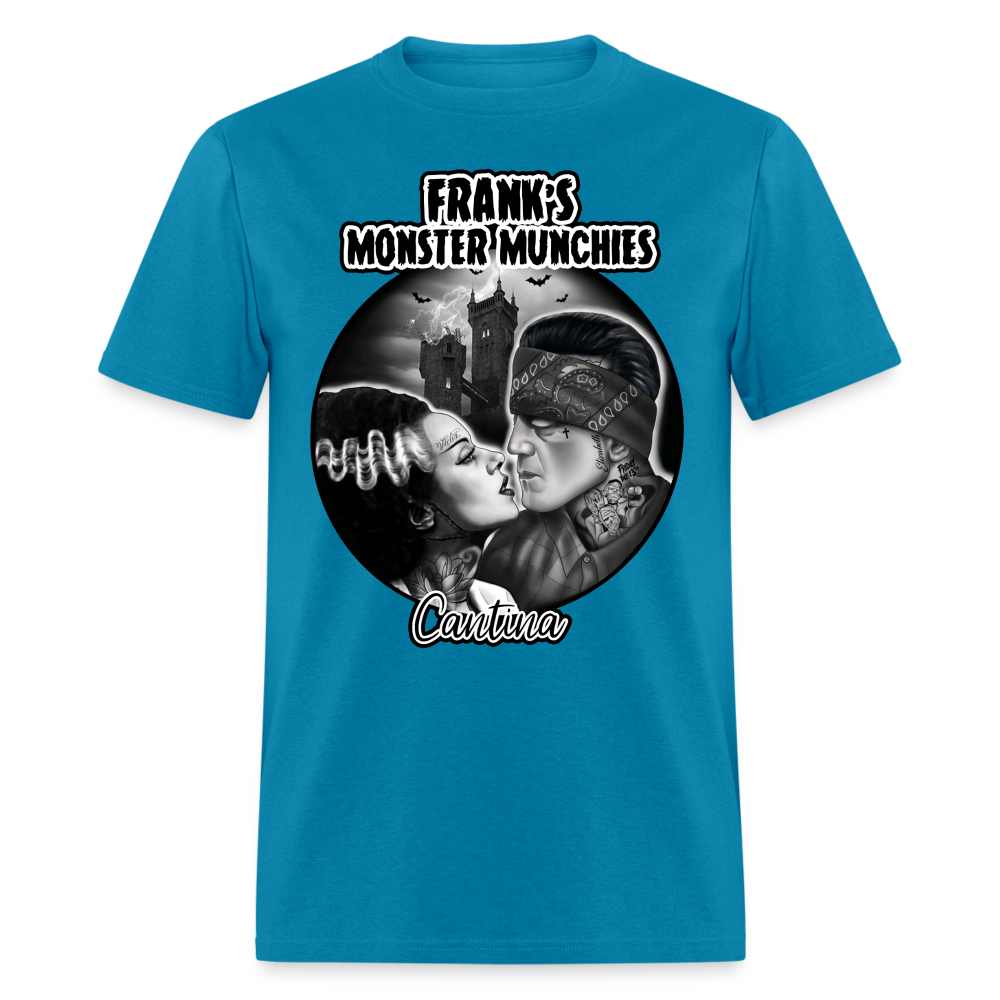 Frank's Monster Munchies Cantina Logo Shirt - turquoise