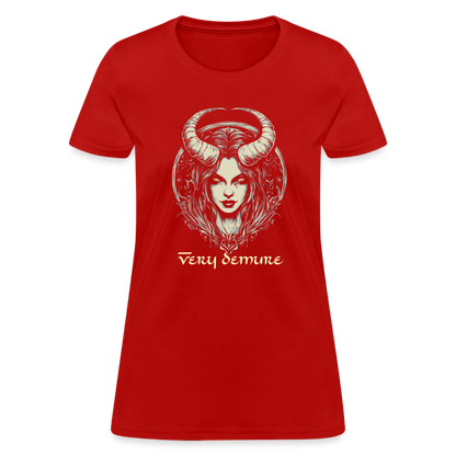 Very Demure Women's T-Shirt - red
