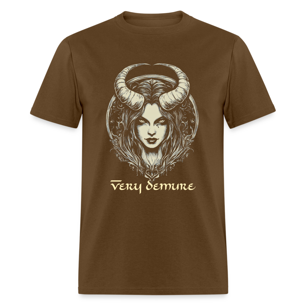 Very Demure Unisex Classic T-Shirt - brown