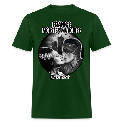 Frank's Monster Munchies Cantina Logo Shirt - forest green