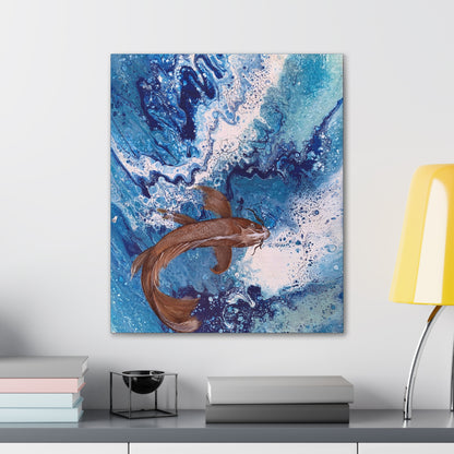 "Flowing Serenity" - Canvas Wall Art