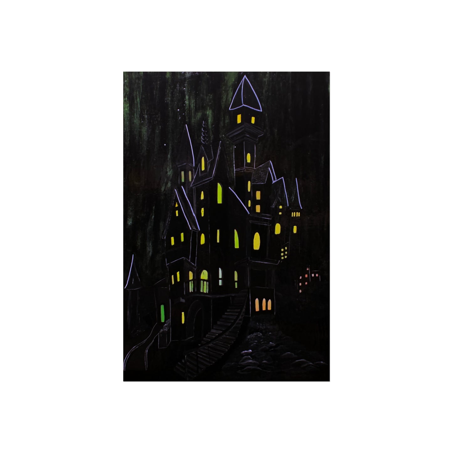 "Haunted Ascent" - Fine Art Poster Print