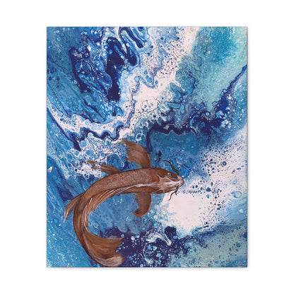 "Flowing Serenity" - Canvas Wall Art