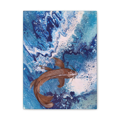 "Flowing Serenity" - Canvas Wall Art