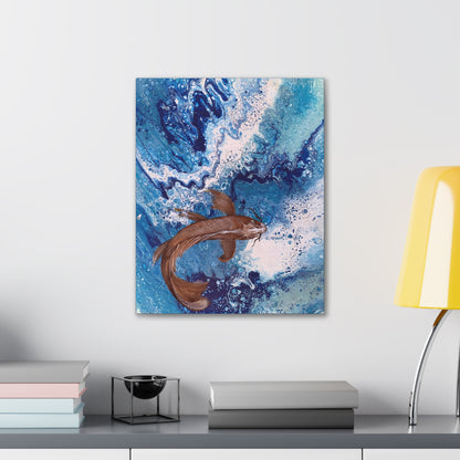"Flowing Serenity" - Canvas Wall Art