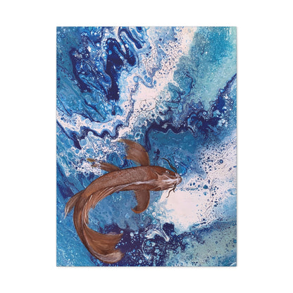 "Flowing Serenity" - Canvas Wall Art