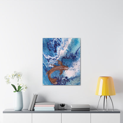 "Flowing Serenity" - Canvas Wall Art