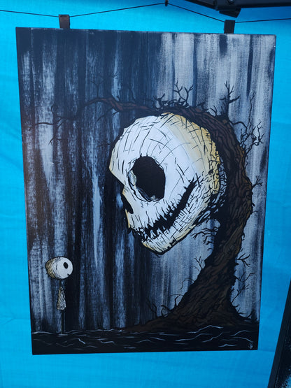 Whisper in the woods - Original Acrylic Painting