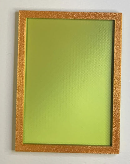 3D Printed ACEO Frame | Fits 2.5x3.5 Art Cards | Magnet or Wall Hanging | Display Miniature Art & Trading Cards