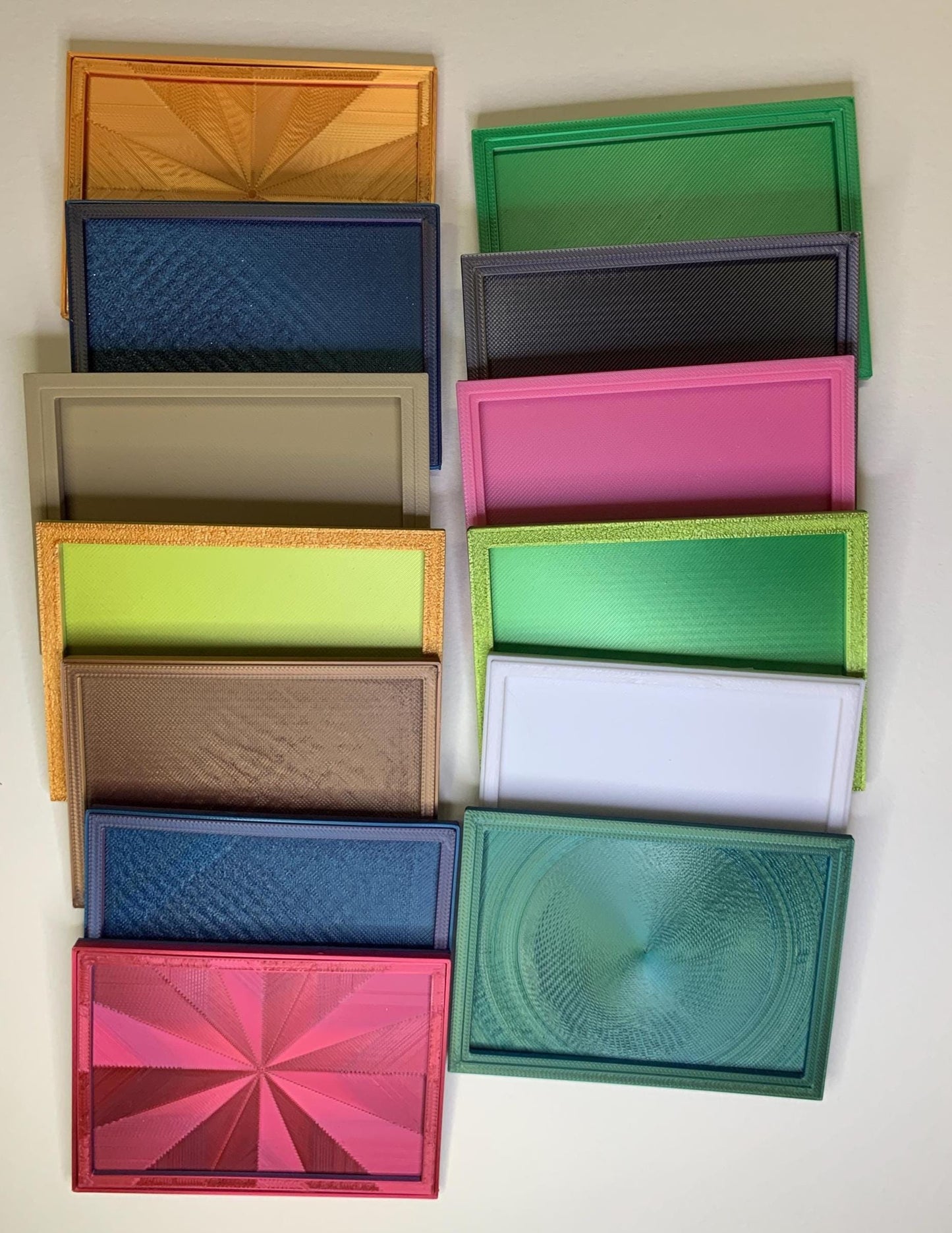 3D Printed ACEO Frame | Fits 2.5x3.5 Art Cards | Magnet or Wall Hanging | Display Miniature Art & Trading Cards