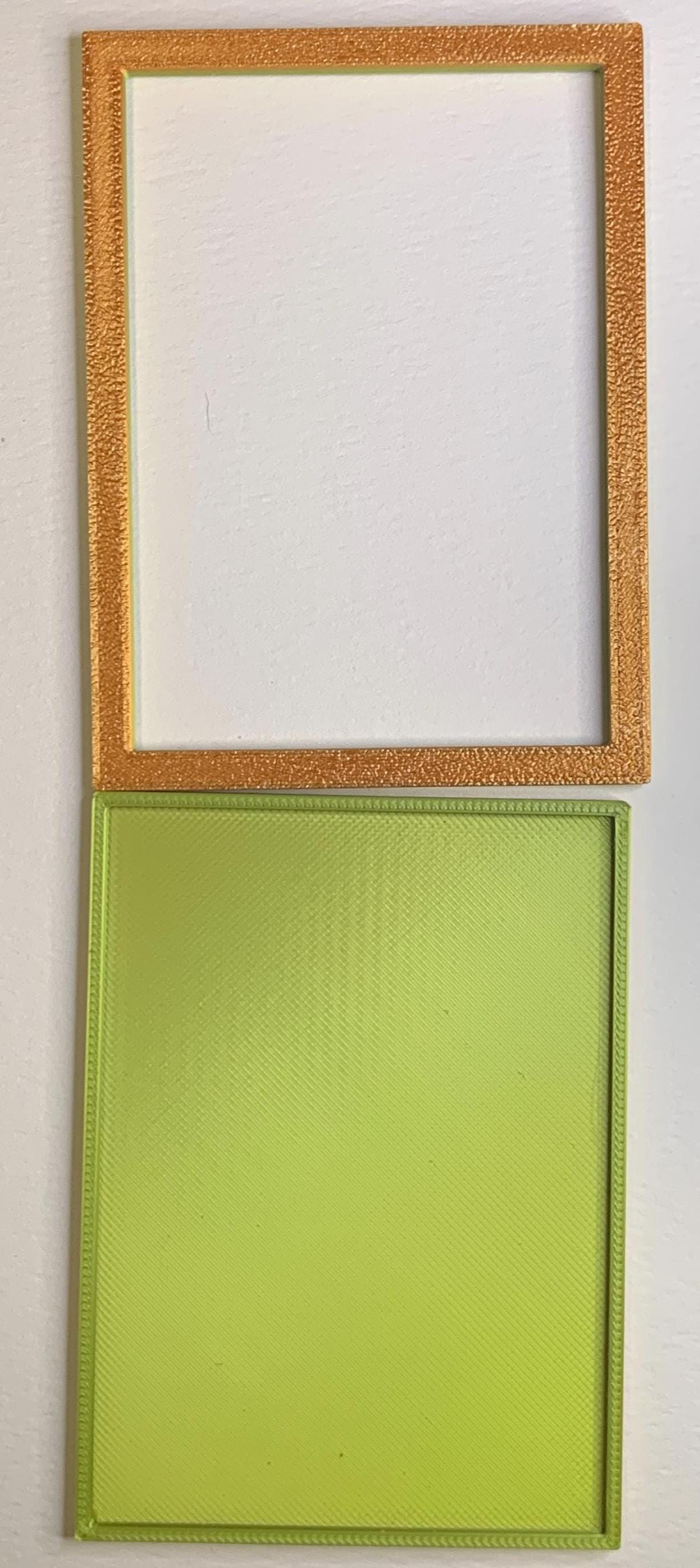3D Printed ACEO Frame | Fits 2.5x3.5 Art Cards | Magnet or Wall Hanging | Display Miniature Art & Trading Cards