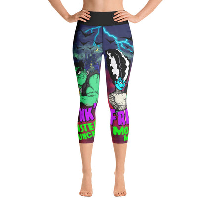 Frank’s Monster Munchies Yoga Capri Leggings with inner pocket