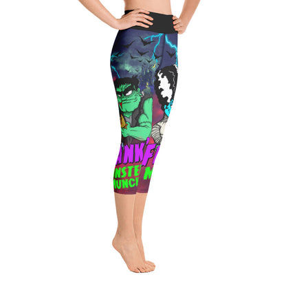 Frank’s Monster Munchies Yoga Capri Leggings with inner pocket
