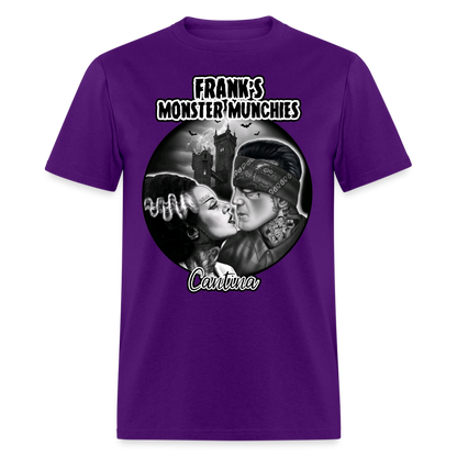 Frank's Monster Munchies Adult T-shirt - purple