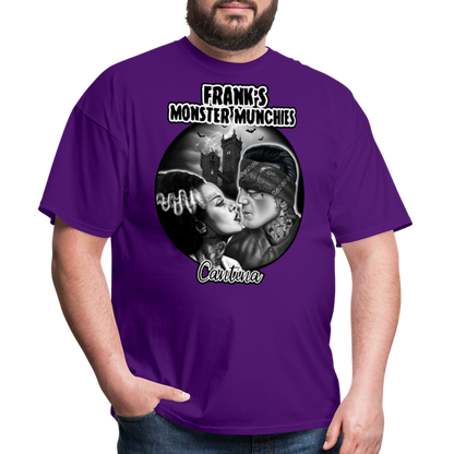 Frank's Monster Munchies Adult T-shirt - purple